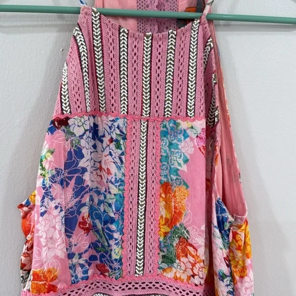 Anthropologie Floral Maxi Dress - Pink and Multicolor - Picture 2 of 8